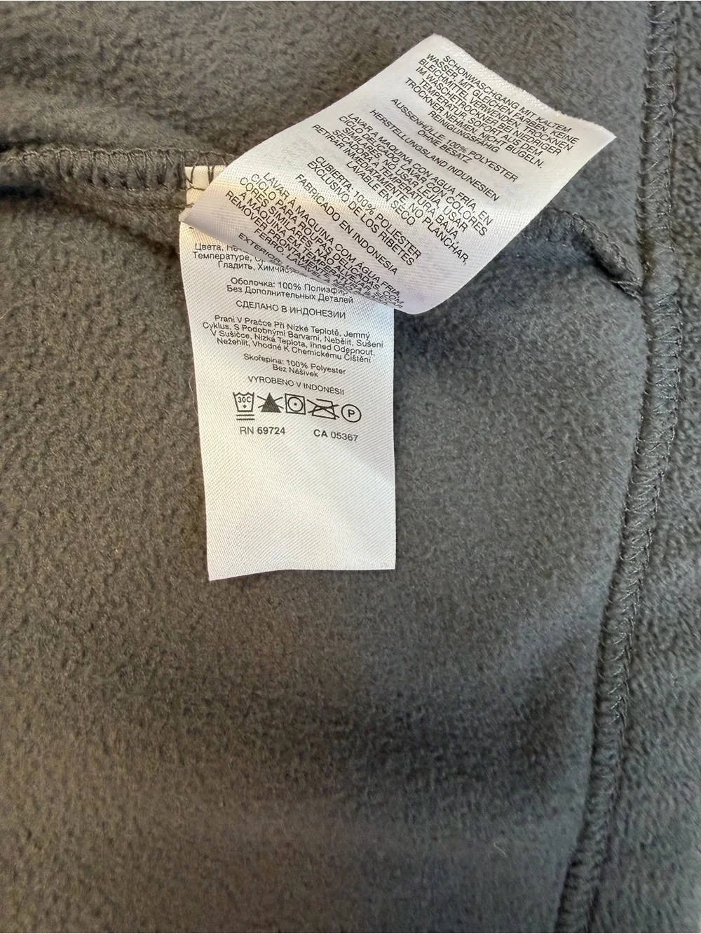 Columbia Men’s Fast Trek II Full Zip Fleece Dark Gray/Orange Trim Small